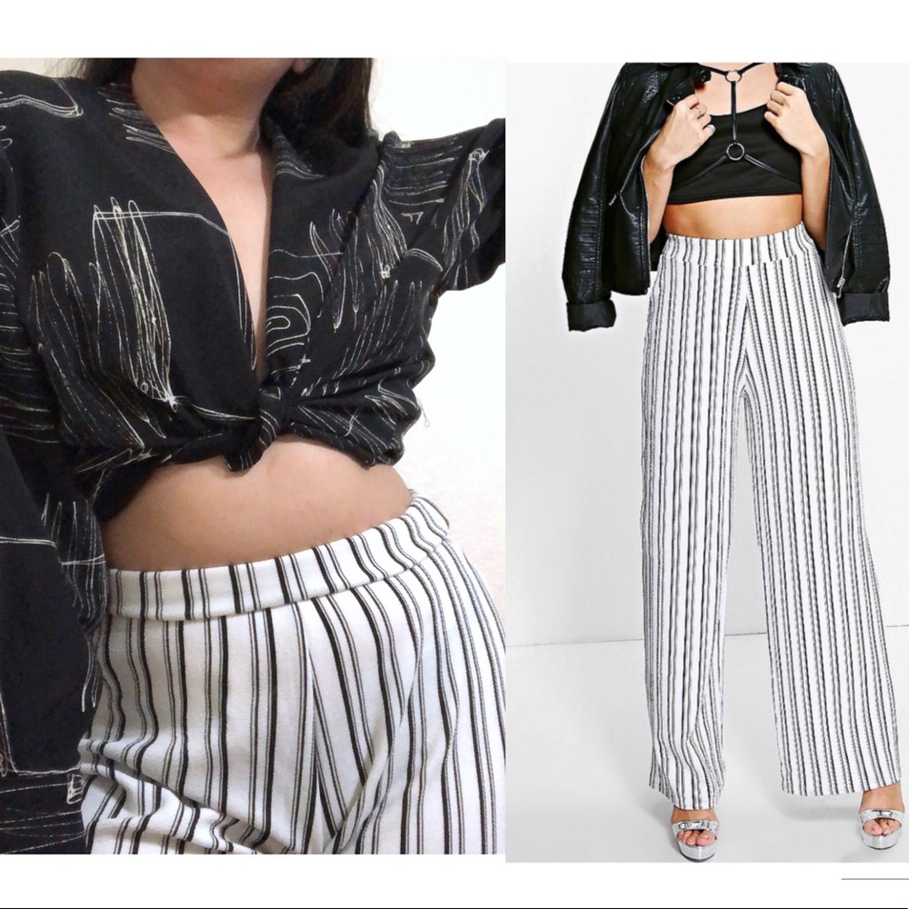 Boohoo - TALL Pin Stripped Trousers
